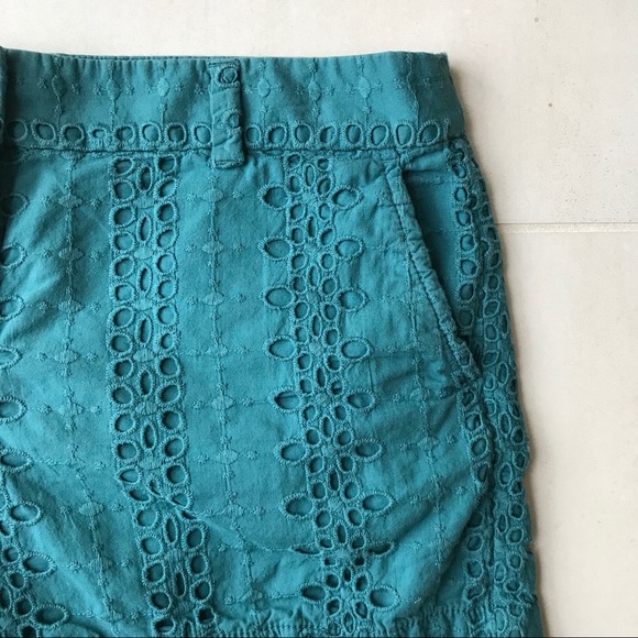 Ann Taylor Loft Factory Eyelet Cotton Shorts SH86 - Picture 2 of 8